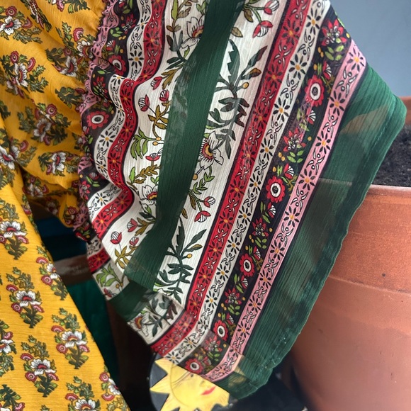 Avenue Floral Yellow Top Plus Size 18-20 - Picture 13 of 13